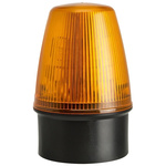 Moflash LED100 Amber LED Beacon, 20 → 30 V ac/dc, Flashing, Surface Mount, Wall Mount