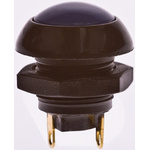 Otto Single Pole Double Throw (SPDT) Momentary Push Button Switch, Panel Mount