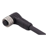 ifm electronic Right Angle Female 8 way M12 to Unterminated Sensor Actuator Cable, 2m