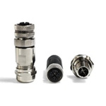 Bulgin Straight Female 8 way M12 to Straight Male 8 way M12 Sensor Actuator Cable, 10m
