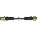 Murrelektronik Limited Straight Male 3 way M12 to Straight Female 3 way M12 Sensor Actuator Cable, 1.5m