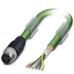 Phoenix Contact Straight Male 5 way M12 to Bus Cable, 2m