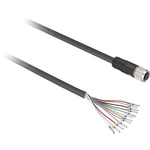 Telemecanique Sensors Female 12 way M12 to Sensor Actuator Cable, 5m
