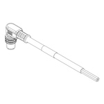Brad from Molex 3 way M8 to Unterminated Sensor Actuator Cable, 1m