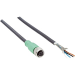 Sick Female 5 way M12 to Unterminated Sensor Actuator Cable, 20m