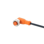 ifm electronic Right Angle Female 5 way M12 to Unterminated Sensor Actuator Cable, 3.5m