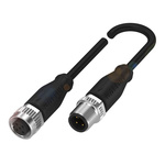 BALLUFF Straight Female M12 to Straight Male M12 Sensor Actuator Cable, 10m
