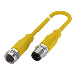 BALLUFF Straight Female M12 to Straight Male M12 Sensor Actuator Cable, 10m