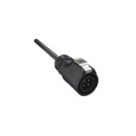 Amphenol Communications Solutions Straight Male M16 to Unterminated Sensor Actuator Cable, 1m