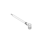 Molex Female 4 way M12 to Female Unterminated Sensor Actuator Cable, 2m