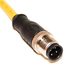 Mueller Electric Straight Male M12 to Unterminated Sensor Actuator Cable, 10m