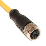 Mueller Electric Straight Female M12 to Unterminated Sensor Actuator Cable, 5m
