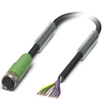 Phoenix Contact Female M8 to Male M8 Actuator/Sensor Cable, 5m