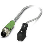 Phoenix Contact Straight Male M12 to Festo ZC Sensor Actuator Cable, 600mm