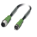 Phoenix Contact Male M12 to Straight Female M8 Sensor Actuator Cable, 2m