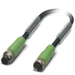 Phoenix Contact Straight Male M8 to Straight Female M8 Sensor Actuator Cable, 300mm
