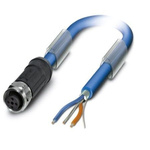 Phoenix Contact Straight Female M12 to Bus Cable, 15m