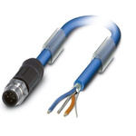 Phoenix Contact Straight Male M12 to Bus Cable, 20m