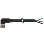 Murrelektronik Limited Right Angle Female 4 way M8 to Connector & Cable, 5m