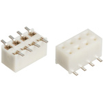 Hirose, A3 2mm Pitch 8 Way 2 Row Straight PCB Socket, Surface Mount, Solder Termination
