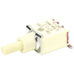 C & K Single Pole Double Throw (SPDT) Momentary Miniature Push Button Switch, IP57, Surface Mount