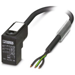 Phoenix Contact Female 3 way DIN 43650 Form C to Unterminated Sensor Actuator Cable, 10m
