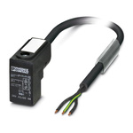 Phoenix Contact 3 way DIN 43650 Form C to Sensor Actuator Cable, 3m