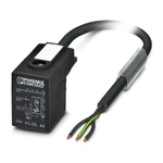 Phoenix Contact 3 way DIN 43650 Form B to Sensor Actuator Cable, 3m