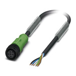 Phoenix Contact Female 5 way M12 to Sensor Actuator Cable, 3m