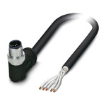 Phoenix Contact Right Angle Male 5 way M12 to Sensor Actuator Cable, 5m