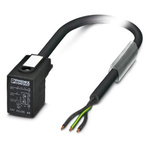 Phoenix Contact 3 way DIN 43650 Form B to 3 way Unterminated Sensor Actuator Cable, 1.5m