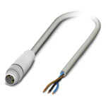 Phoenix Contact Male 3 way M8 to 3 way Unterminated Sensor Actuator Cable, 3m