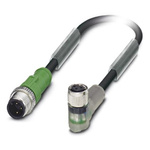 Phoenix Contact Male 3 way M12 to Female 3 way M8 Sensor Actuator Cable, 3m