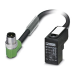 Phoenix Contact Male 3 way M12 to DIN 43650 Form CI Sensor Actuator Cable, 600mm