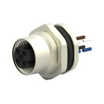 TE Connectivity Straight Female 4 way M12 to Unterminated Sensor Actuator Cable, 200mm