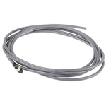 Alpha Wire Right Angle Female 3 way M8 to Unterminated Sensor Actuator Cable, 3m