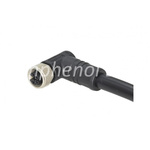 Amphenol Industrial Right Angle 5 way M12 to Unterminated Sensor Actuator Cable