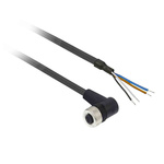 Telemecanique Sensors Right Angle Female 4 way M12 to Unterminated Sensor Actuator Cable, 25m