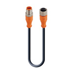Lumberg Automation Straight Male 3 way M12 to Straight Female M12 Sensor Actuator Cable, 10m