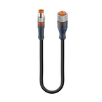 Lumberg Automation Straight Female 4 way M12 to Unterminated Sensor Actuator Cable, 20m