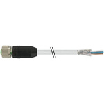 Murrelektronik Limited Straight Female 8 way M12 to Unterminated Sensor Actuator Cable, 5m