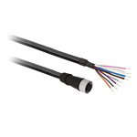 Telemecanique Sensors Female 8 way M12 to Sensor Actuator Cable, 20m