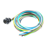 Brad from Molex Straight Male 5 way 7/8 in Circular to Unterminated Sensor Actuator Cable, 2m