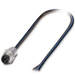 Phoenix Contact Male 3 way M8 to Sensor Actuator Cable, 500mm