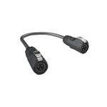 Amphenol Communications Solutions Straight Male M12 to Male M12 Sensor Actuator Cable, 1m
