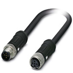 Phoenix Contact Straight Male M12 to Female M12 Sensor Actuator Cable, 2m