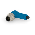 TE Connectivity Right Angle Male 5 way M12 to M12 Cable Assembly, 1.5m