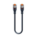 Lumberg Automation Straight Female 4 way M12 to Straight Female 4 way M12 Sensor Actuator Cable, 10m