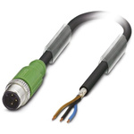 Phoenix Contact Straight Male 3 way M12 to Unterminated Sensor Actuator Cable, 5m