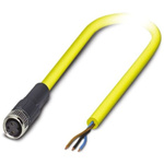 Phoenix Contact Straight Female 3 way M8 to Unterminated Sensor Actuator Cable, 2m